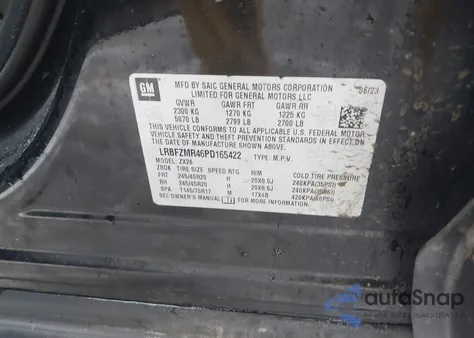 2023 Buick Envision Preferred Awd from USA, damaged, VIN LRBFZMR46PD165422